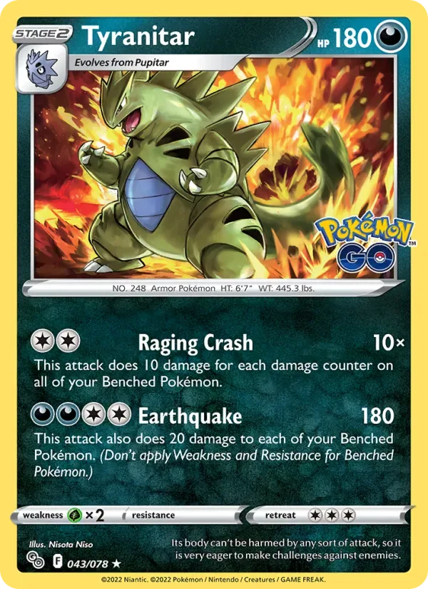 Tyranitar, Pokémon GO