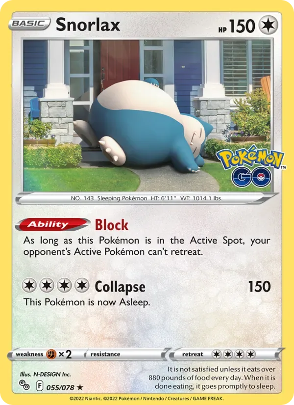 Snorlax, Pokémon GO