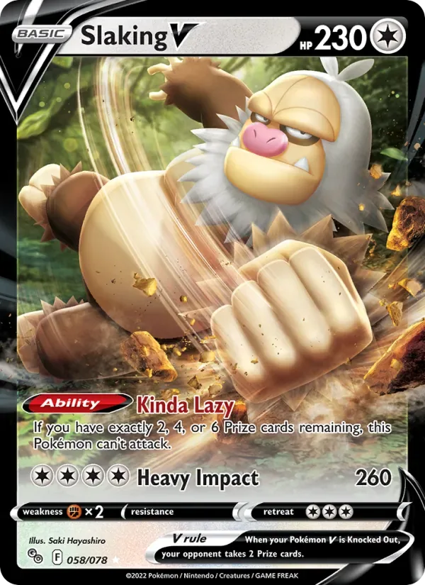 Slaking V, Pokémon GO
