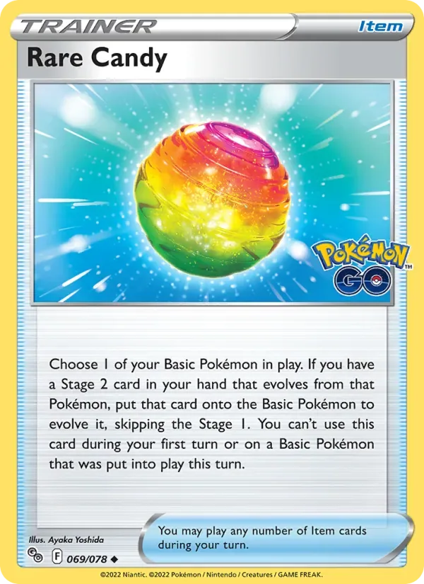 Rare Candy, Pokémon GO