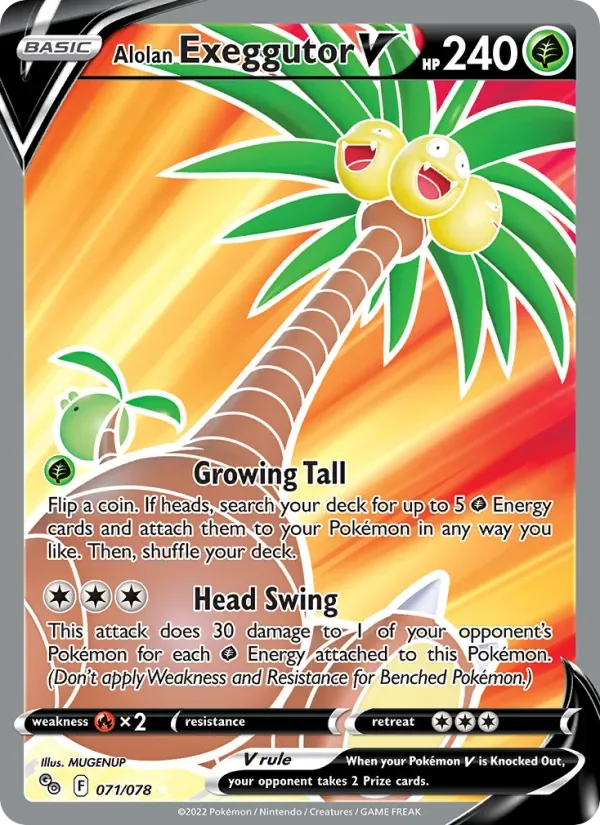 Alolan Exeggutor V, Pokémon GO