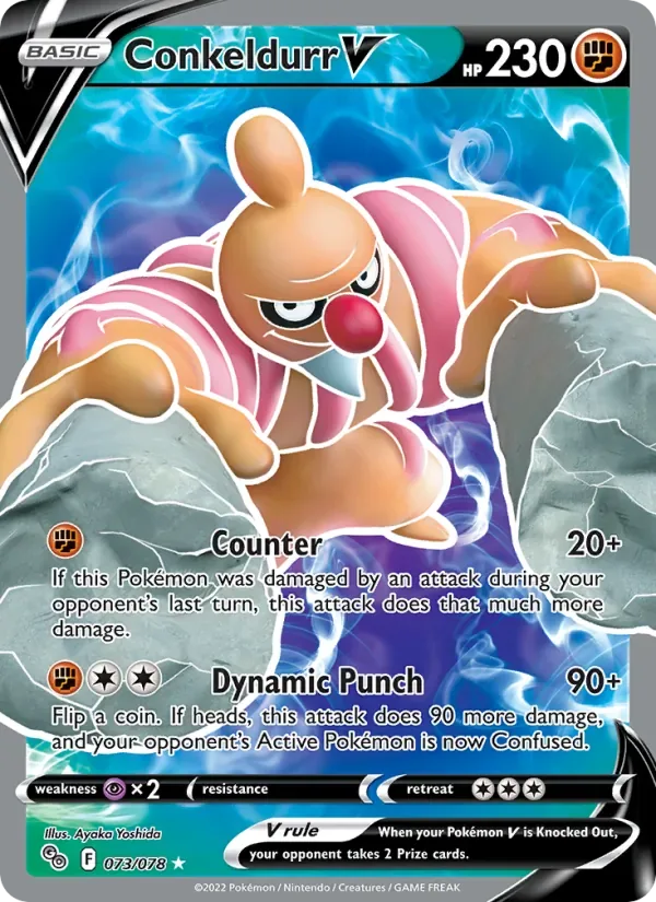 Conkeldurr V, Pokémon GO