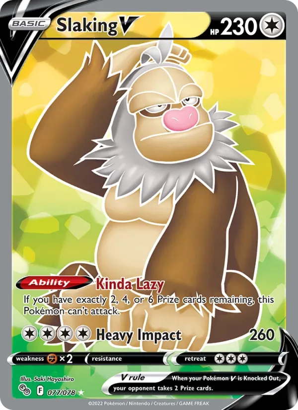 Slaking V, Pokémon GO