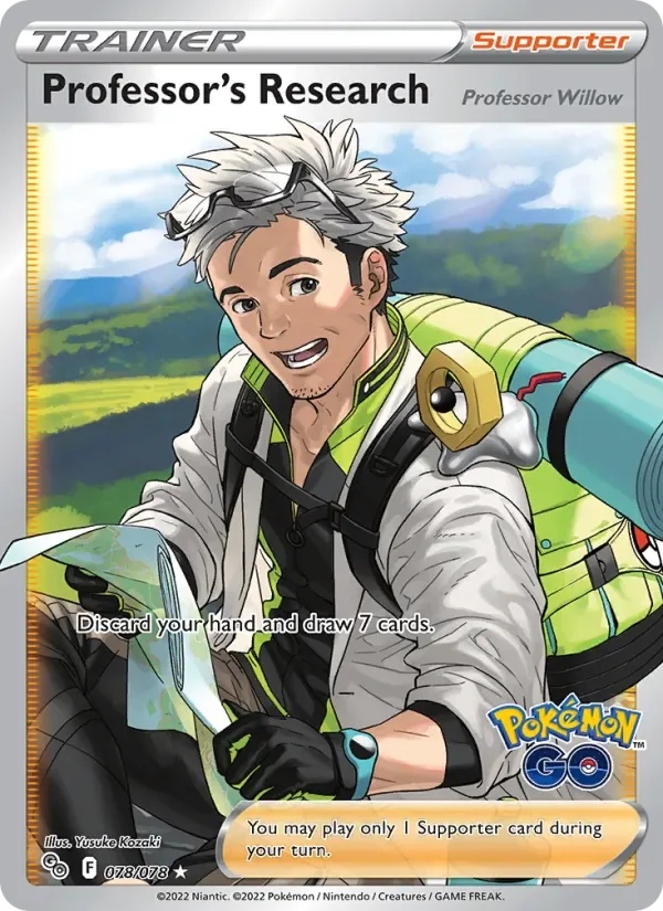 Professor's Research, Pokémon GO
