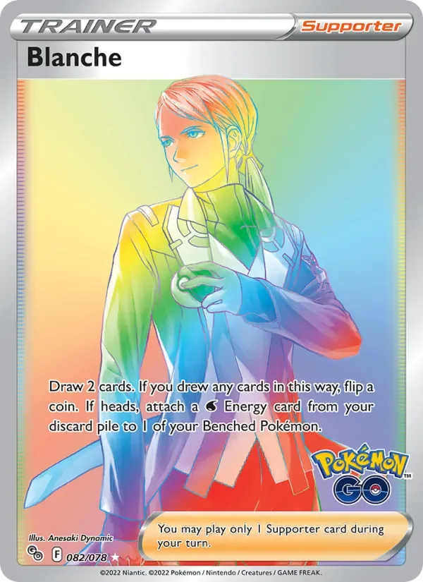 Blanche, Pokémon GO