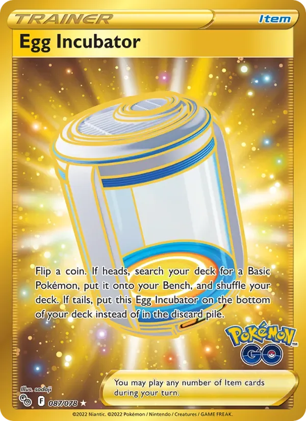 Egg Incubator, Pokémon GO