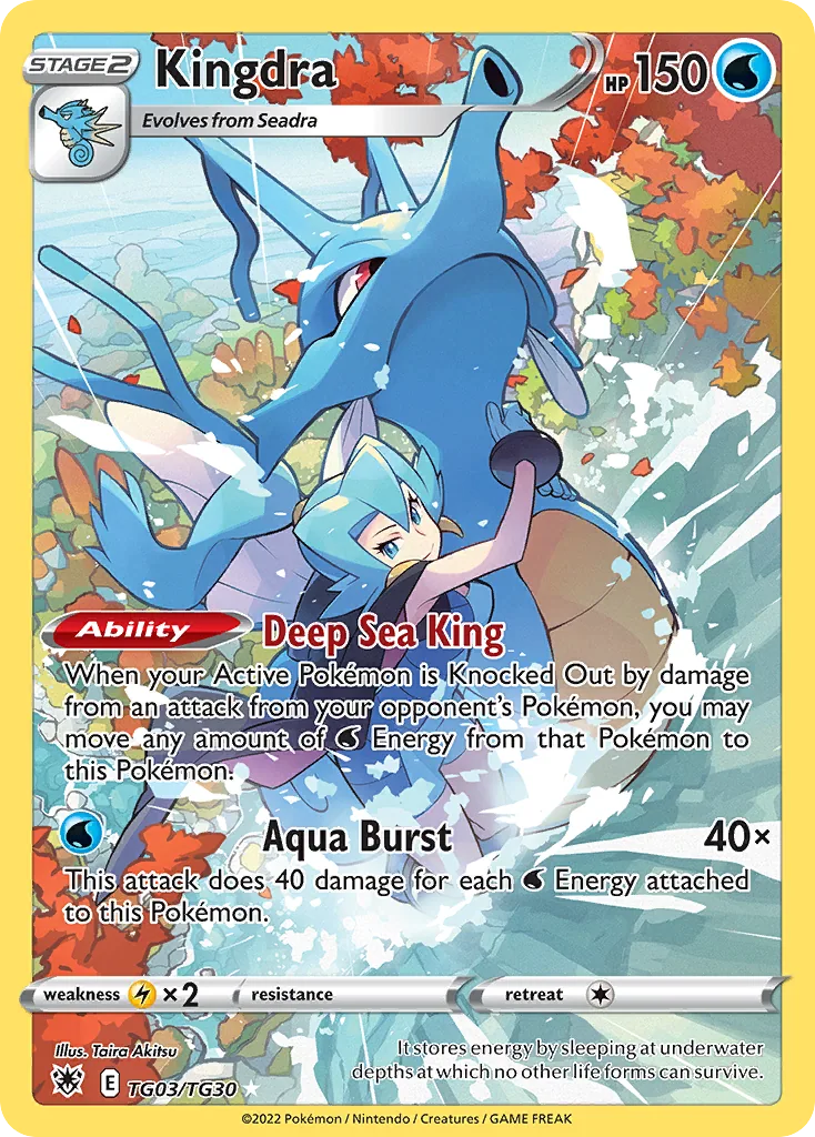 Kingdra, Astral Radiance Trainer Gallery