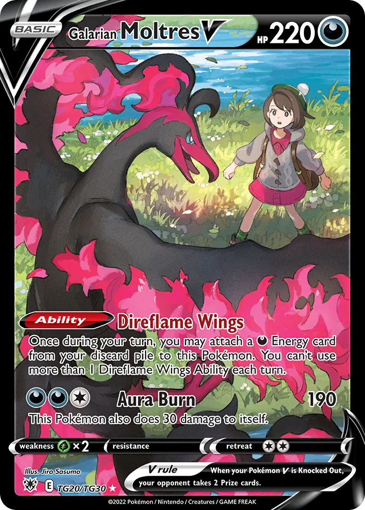 Galarian Moltres V, Astral Radiance Trainer Gallery