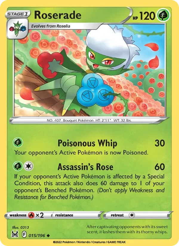 Roserade, Lost Origin