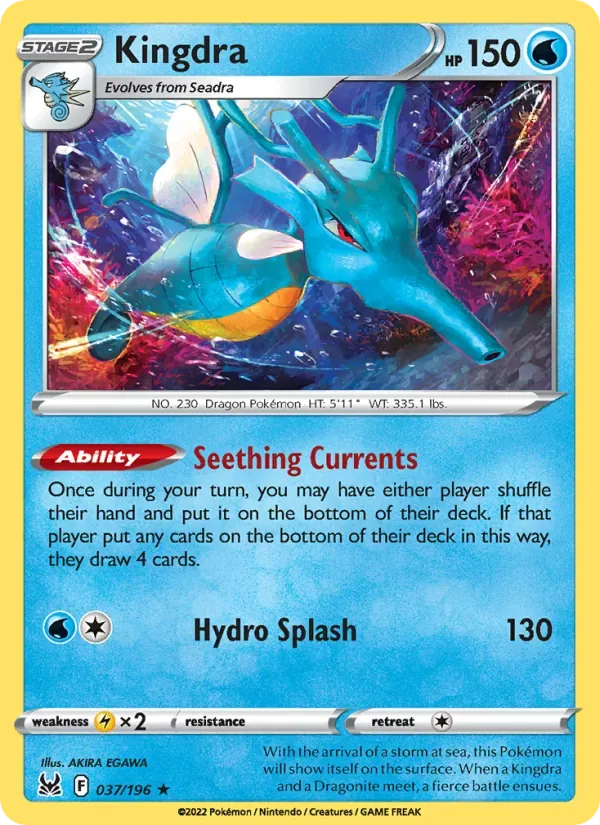 Kingdra, Lost Origin