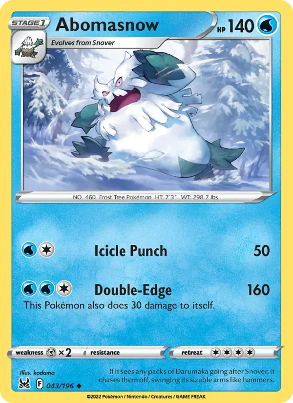 Abomasnow, Lost Origin