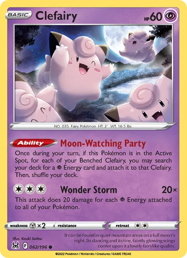 Clefairy, Lost Origin