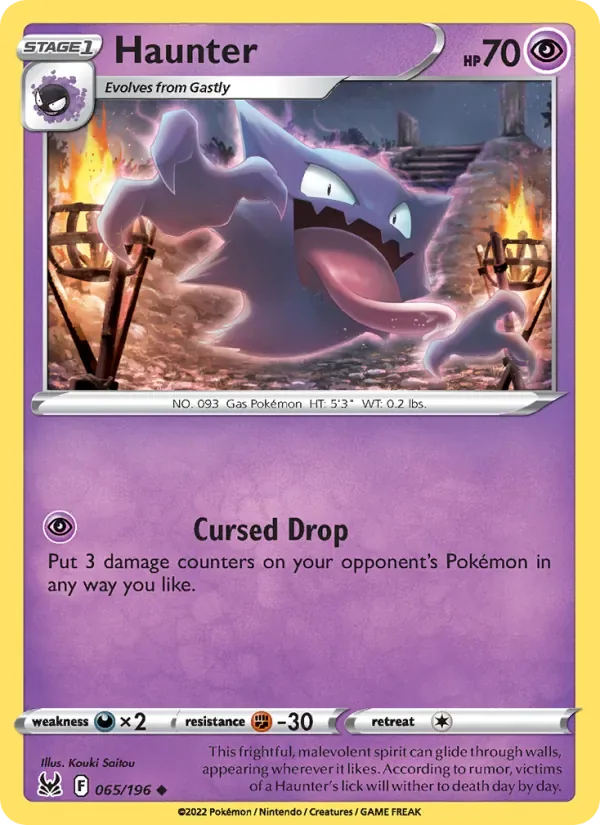 Haunter, Lost Origin