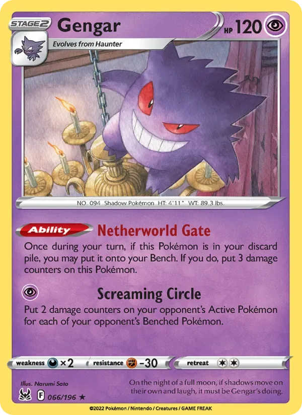 Gengar, Lost Origin