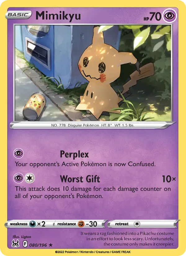 Mimikyu, Lost Origin
