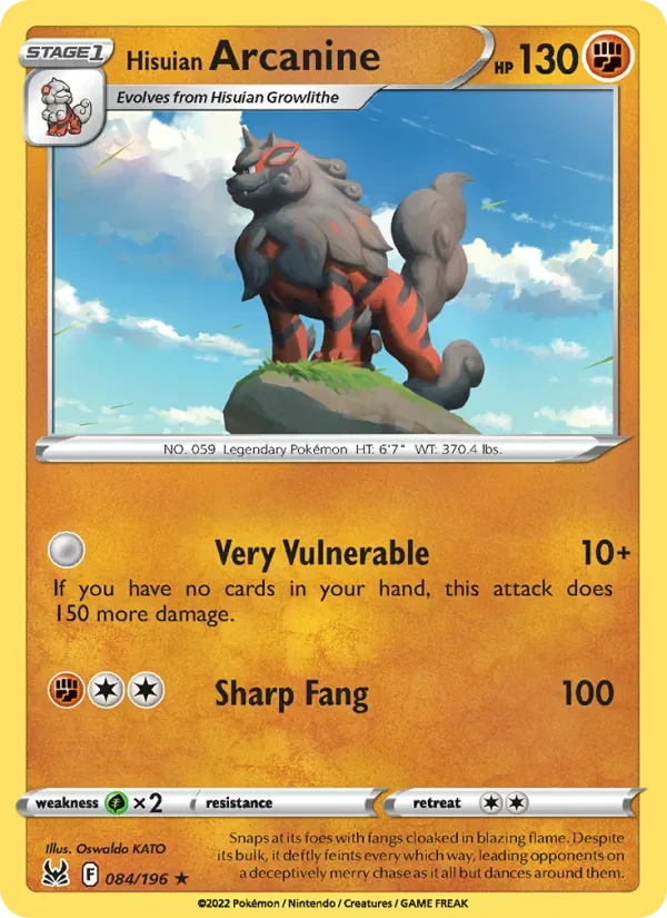 Hisuian Arcanine, Lost Origin