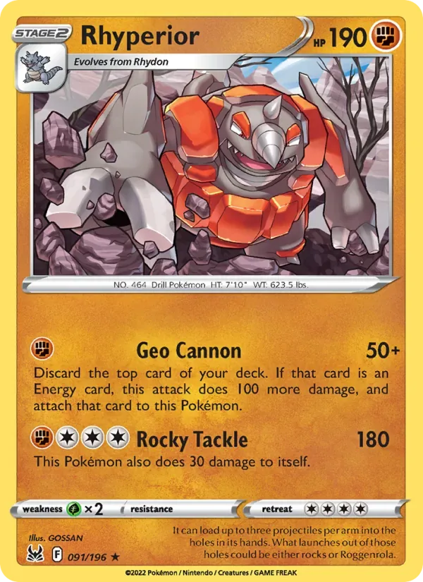 Rhyperior, Lost Origin