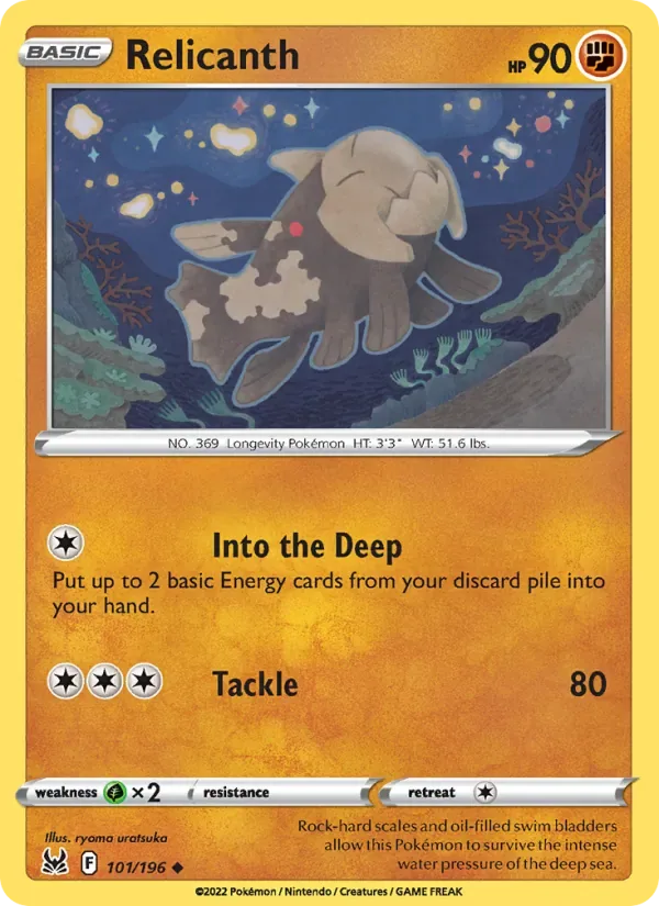 Relicanth, Lost Origin