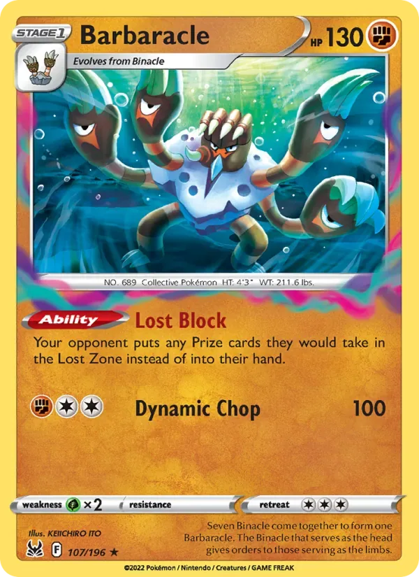 Barbaracle, Lost Origin