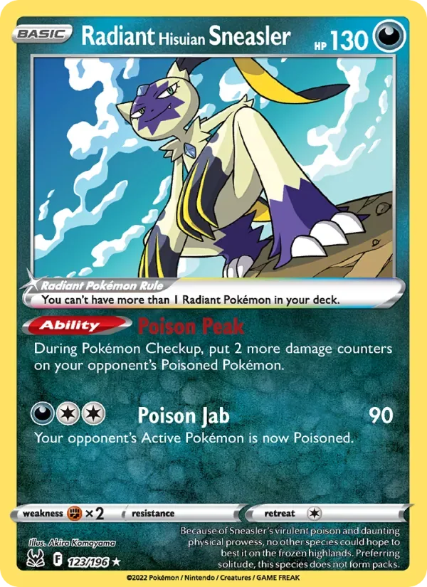 Radiant Hisuian Sneasler, Lost Origin