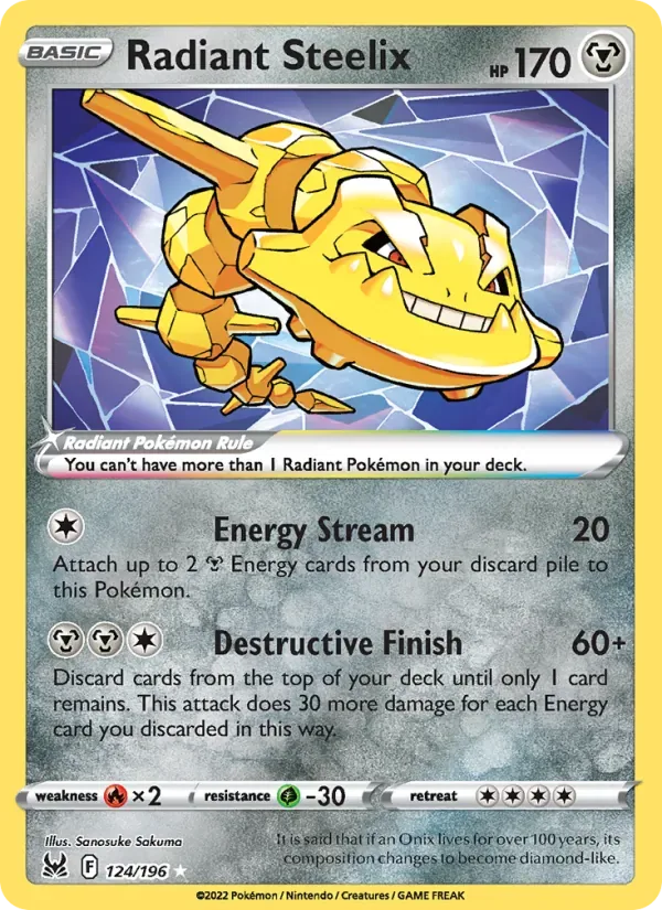 Radiant Steelix, Lost Origin