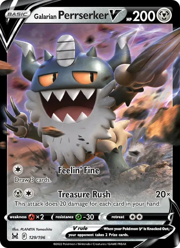 Galarian Perrserker V, Lost Origin