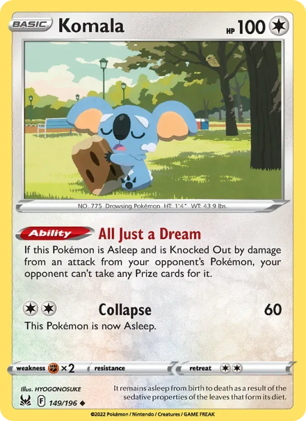 Komala, Lost Origin