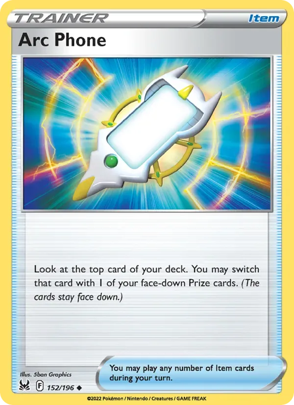 Arc Phone, Lost Origin