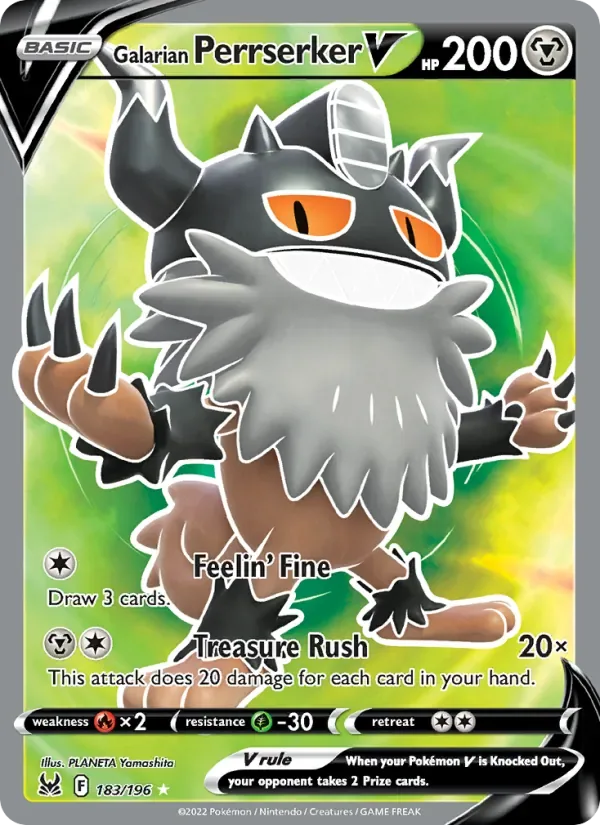Galarian Perrserker V, Lost Origin