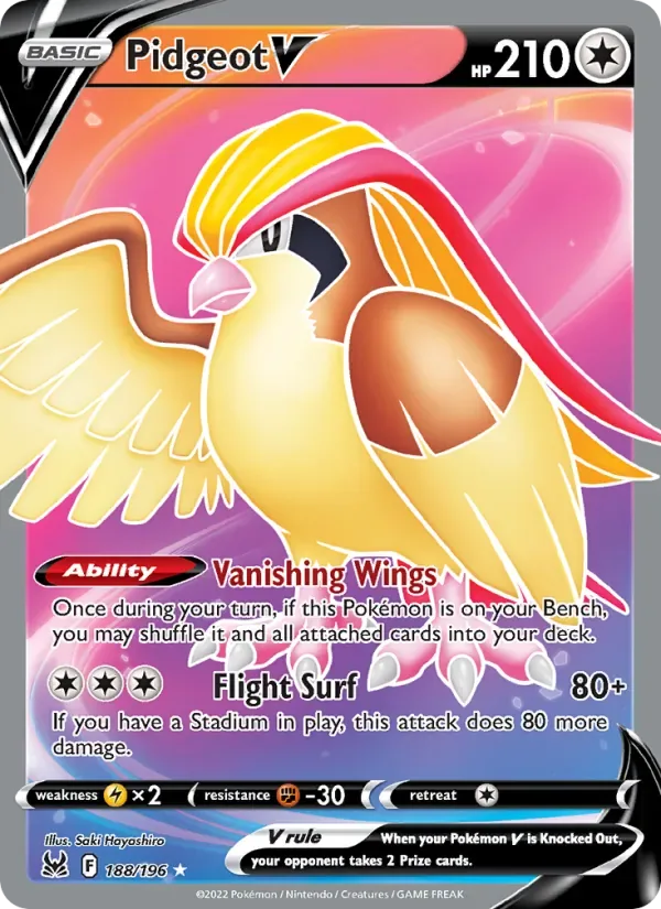 Pidgeot V, Lost Origin