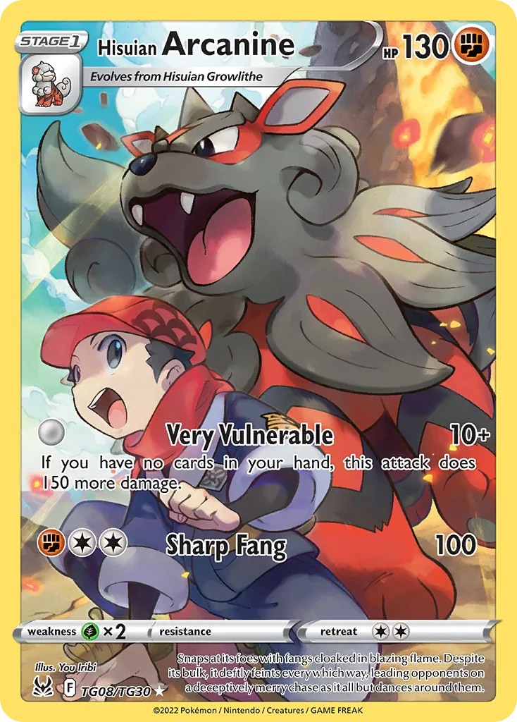 Hisuian Arcanine, Lost Origin Trainer Gallery
