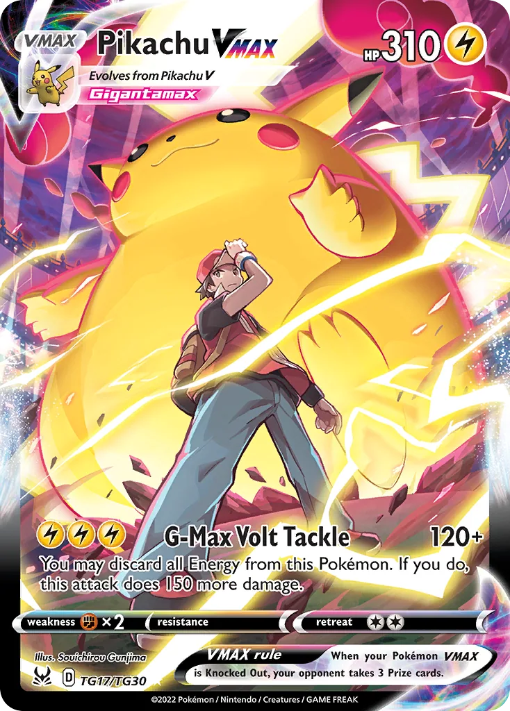 Pikachu VMAX, Lost Origin Trainer Gallery