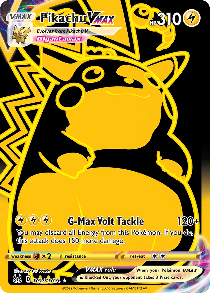 Pikachu VMAX, Lost Origin Trainer Gallery