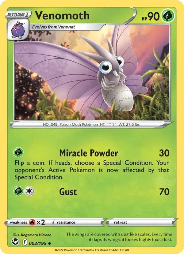 Venomoth, Silver Tempest
