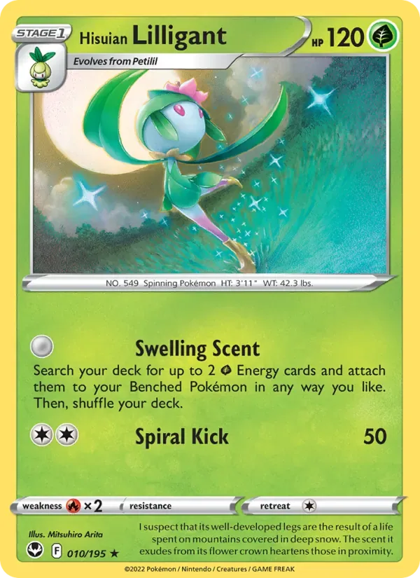 Hisuian Lilligant, Silver Tempest