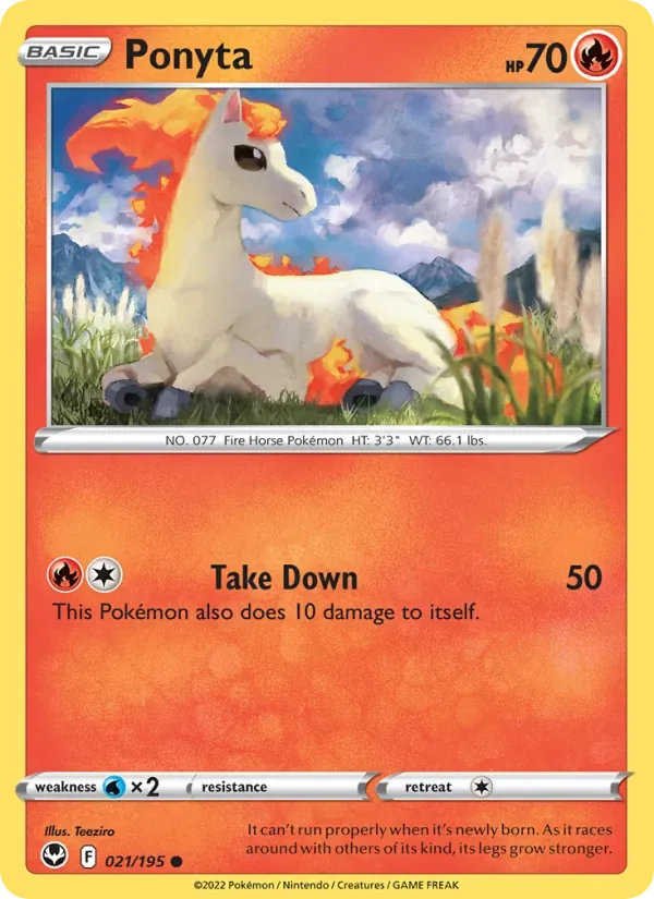 Ponyta, Silver Tempest