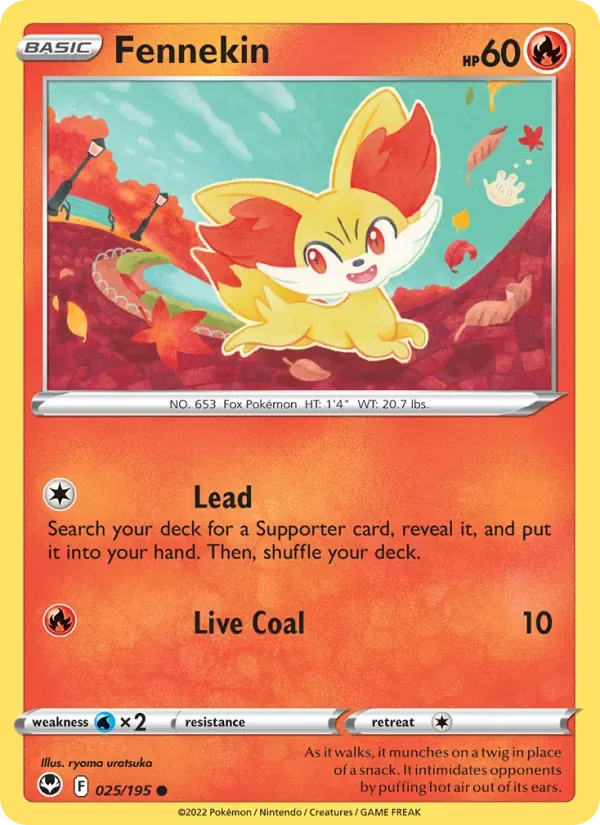 Fennekin, Silver Tempest
