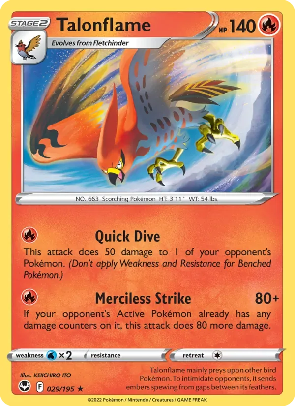 Talonflame, Silver Tempest