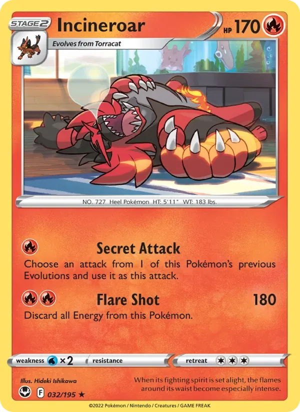 Incineroar, Silver Tempest