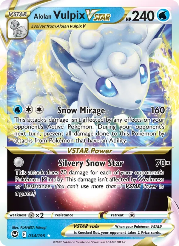 Alolan Vulpix VSTAR, Silver Tempest