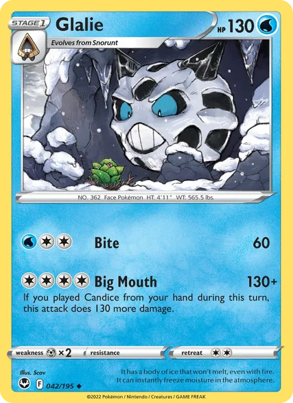 Glalie, Silver Tempest