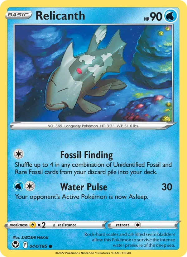Relicanth, Silver Tempest