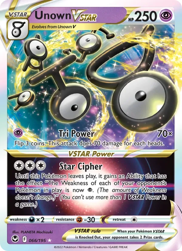 Unown VSTAR, Silver Tempest
