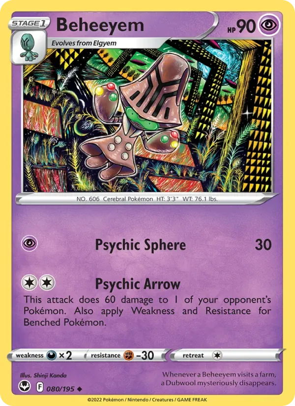 Beheeyem, Silver Tempest