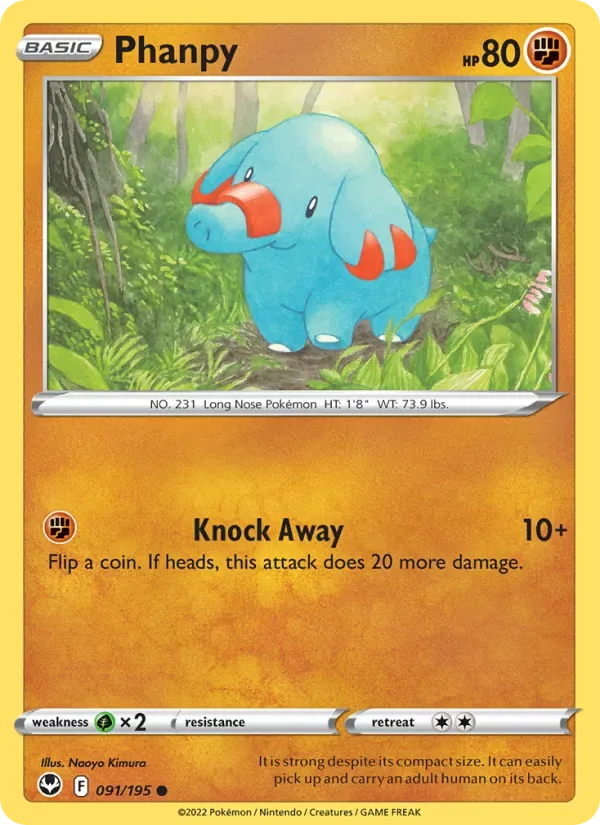 Phanpy, Silver Tempest