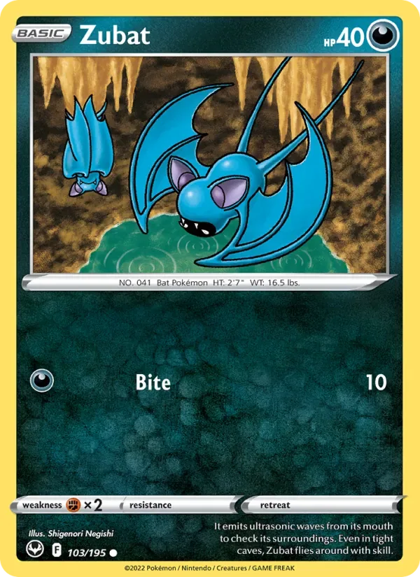Zubat, Silver Tempest
