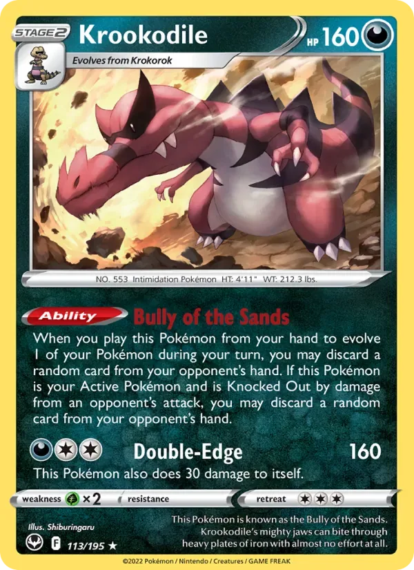 Krookodile, Silver Tempest