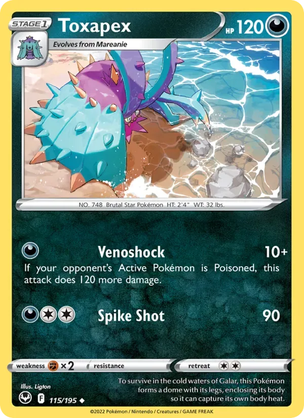 Toxapex, Silver Tempest