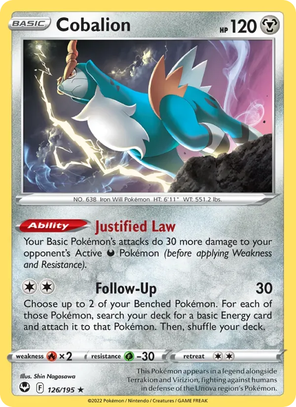 Cobalion, Silver Tempest