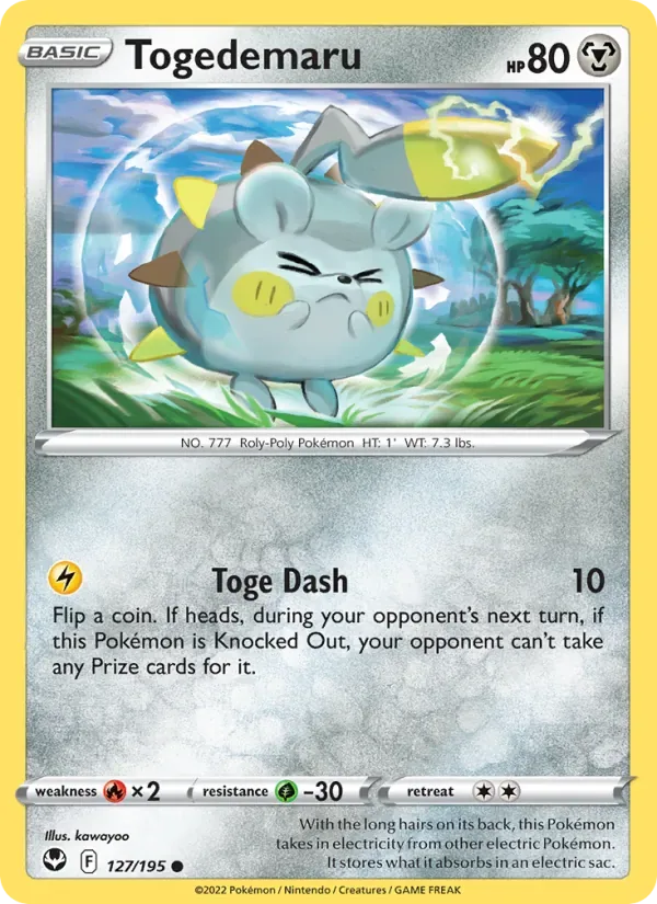 Togedemaru, Silver Tempest